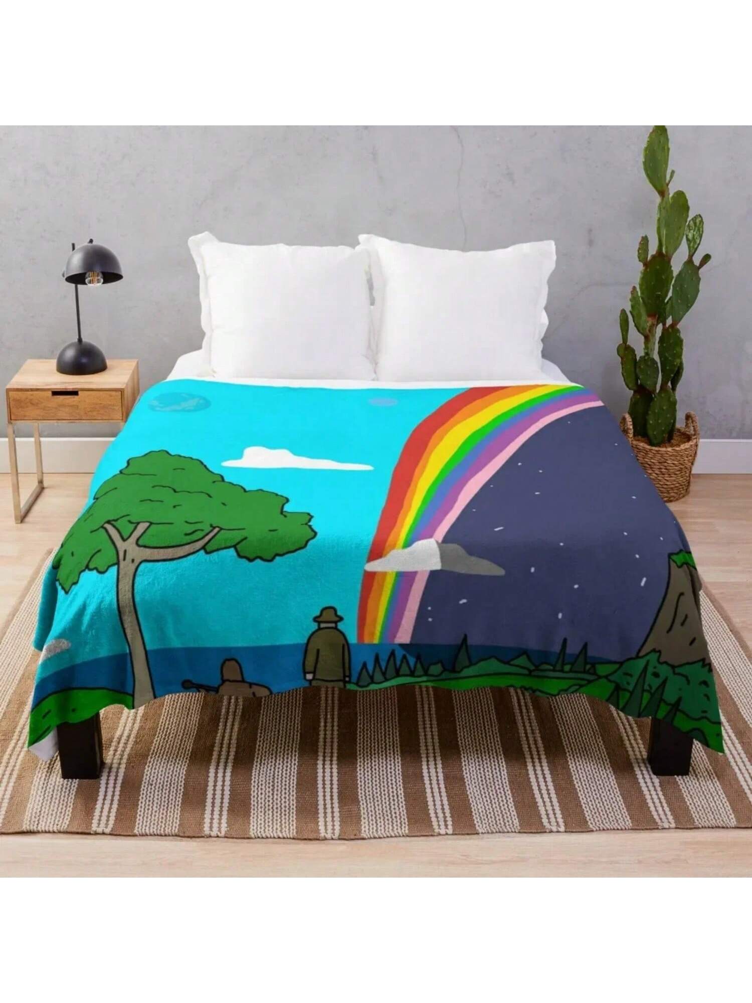 

Big Lez Show Landscape Throw Blanket 75X95CM