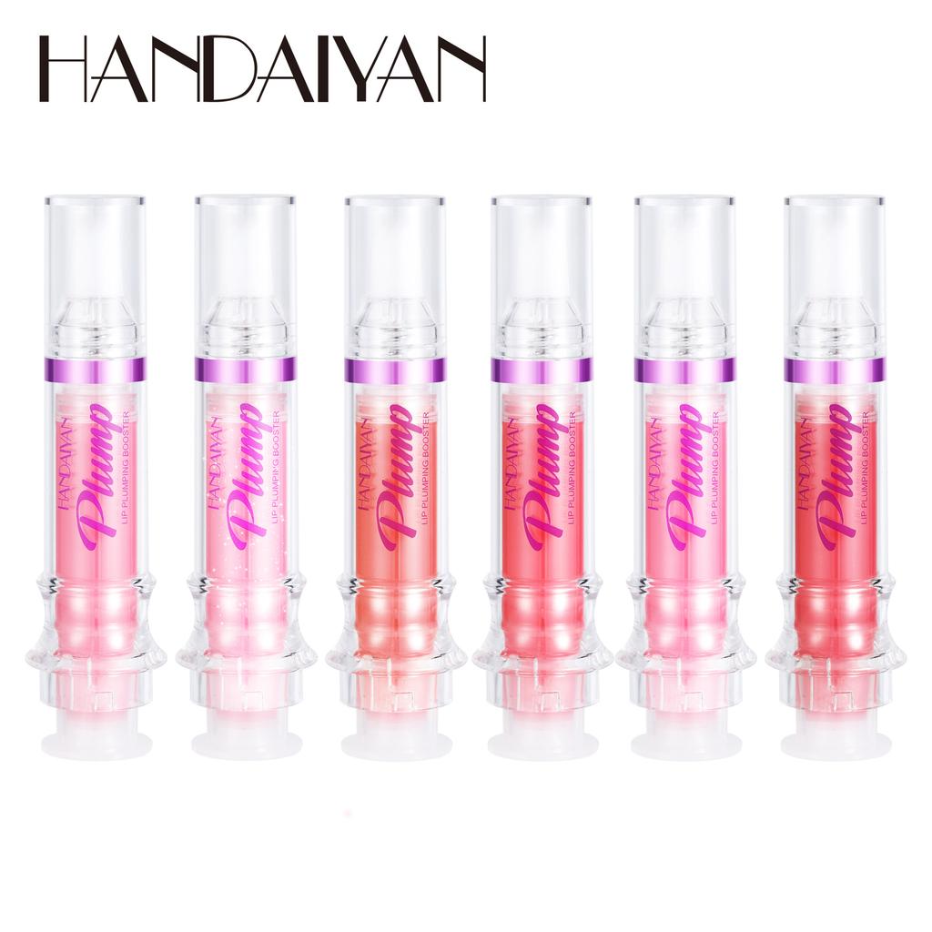 handaiyan Lip Plumping Booster Lip Lacquer - Needle Precision Applicator with Chili Extract & Optical Plumper