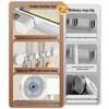 Bathroom Mop and Broom Suction Cup Wall Mount - Punch-Free, Space-Saving Holder and Organizer.