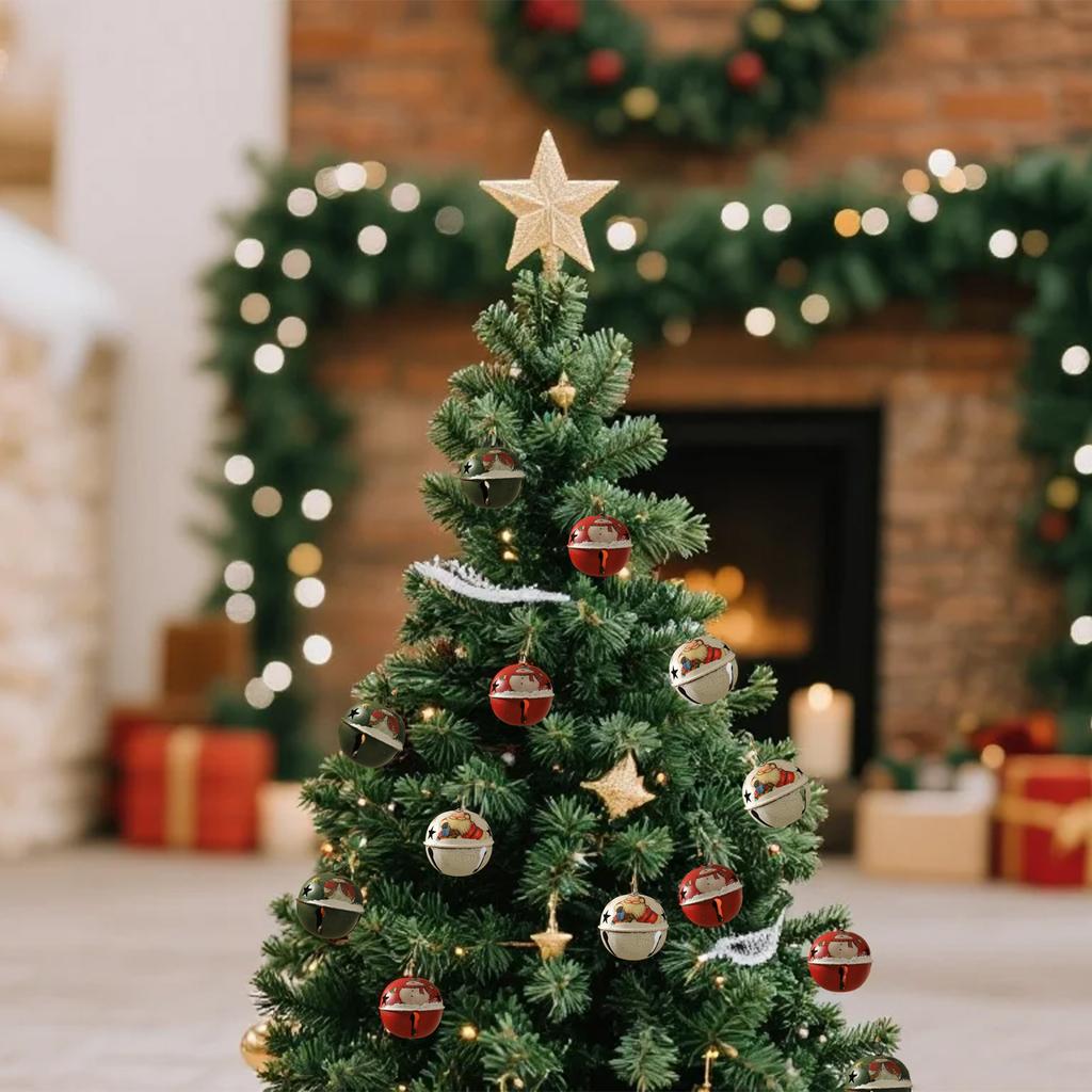 Christmas Tree Pendant Retro Old Christmas Wrought Iron Bell Decoration Pendant