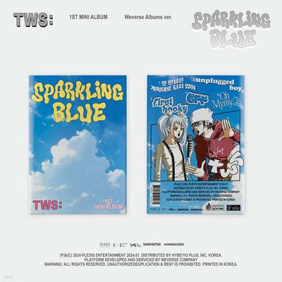 TWS (Tours) - 1st Mini Album 'Sparkling Blue' [Weverse Albums Ver.]