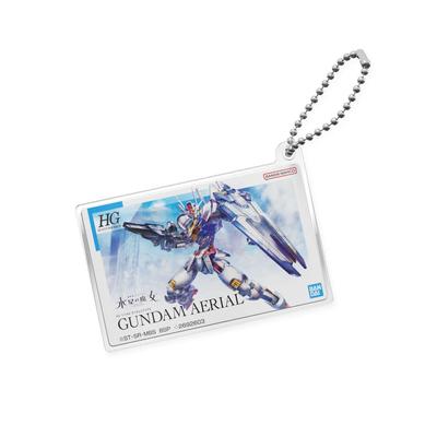 Gunpla Package Art Acrylic Ball Chain Mobile Suit Gundam: Witch of Mercury Gundam Aerial