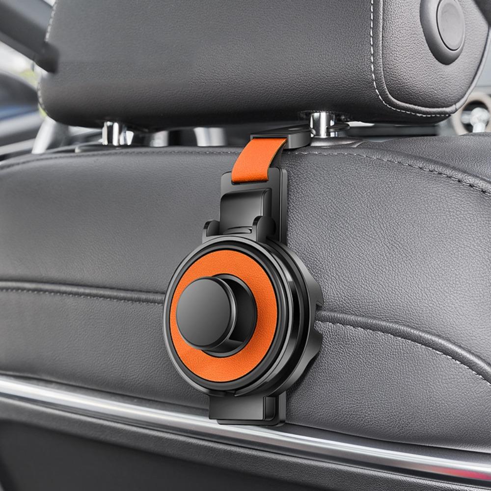 Gancio Multifunzione per Poggiatesta Sedile Auto Comodo Portatile Portabicchieri Pieghevole Organizer per Sedile Posteriore