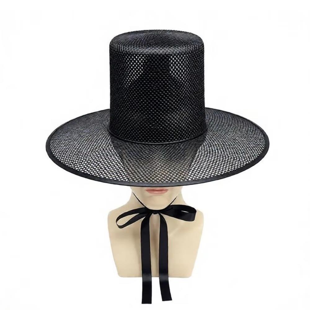 Adjustable Cosplay Hat UV Protection Traditional Hat New Mesh Hat Historical Costume чёрный