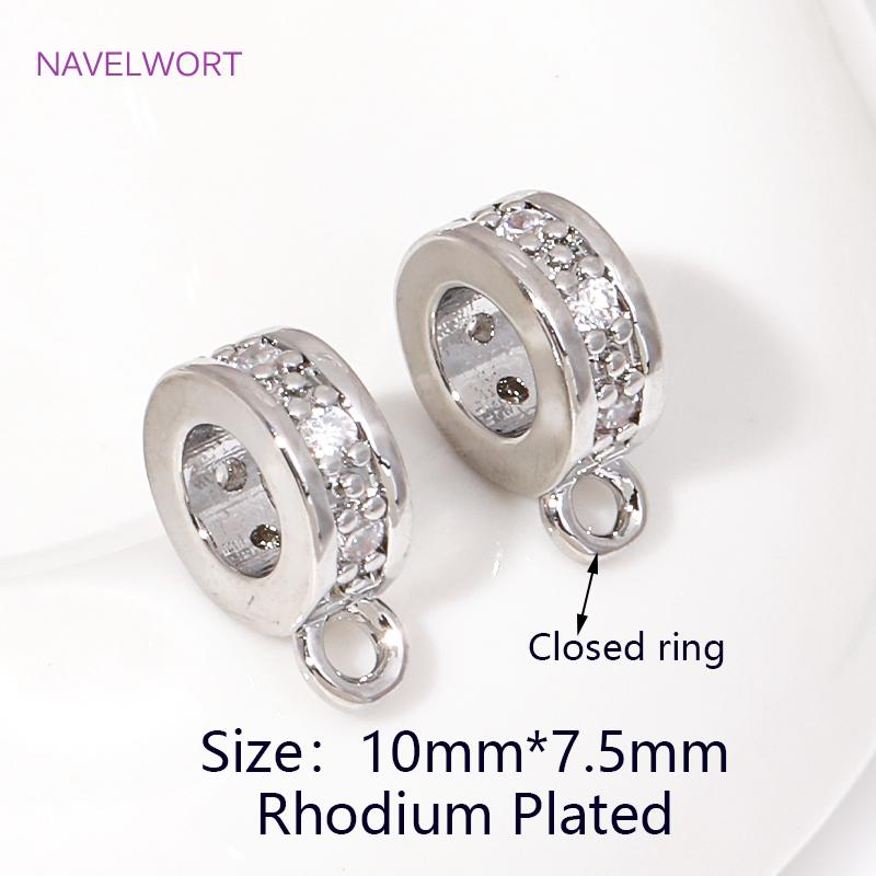 

18K Gold Plated Hinged Pendant Enhancer Bail Clasps Brass Pendant Bail For Jewelry Making DIY Necklace Making Accessories 1 piece