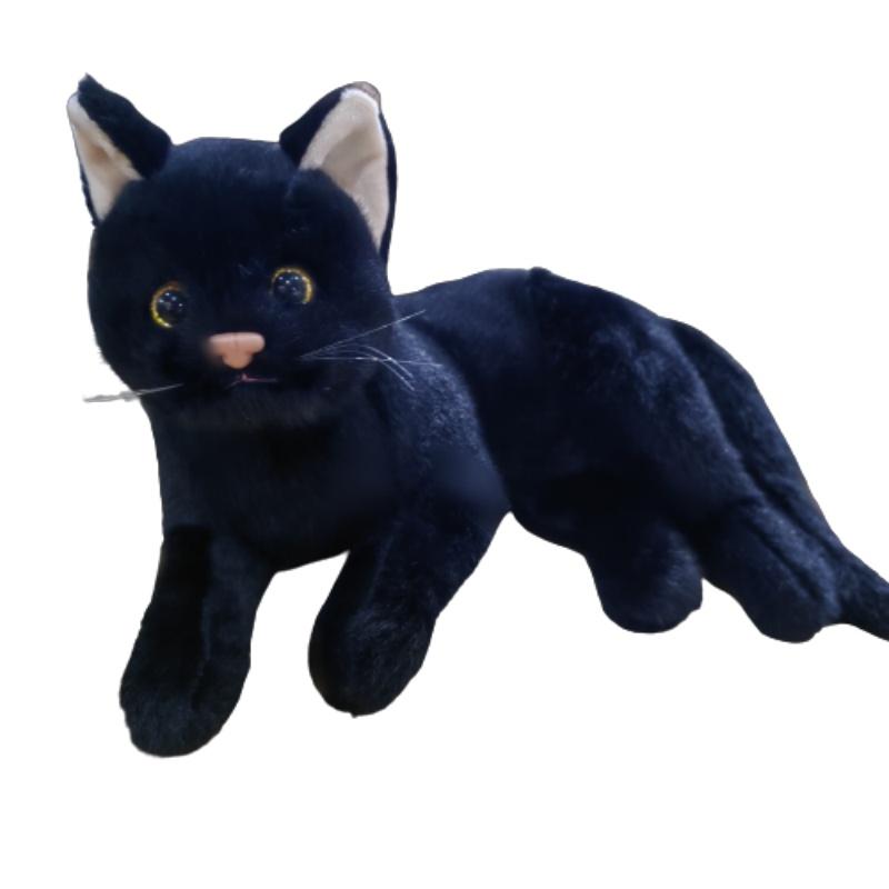 31cm Realistic Plush Cat Doll Soft Stuffed Kitten Toy In Pure Grey White Yellow And More For Kids' Pet Collection