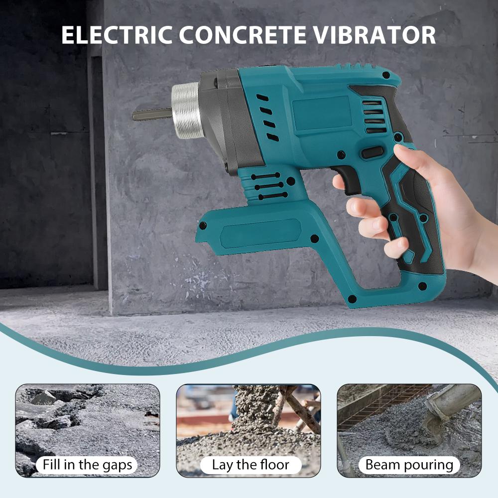 For Makita Battery 20V Cordless Electric Concrete Vibrator Concrete Compactor Concrete Brushless High Power Mixing Power Tool