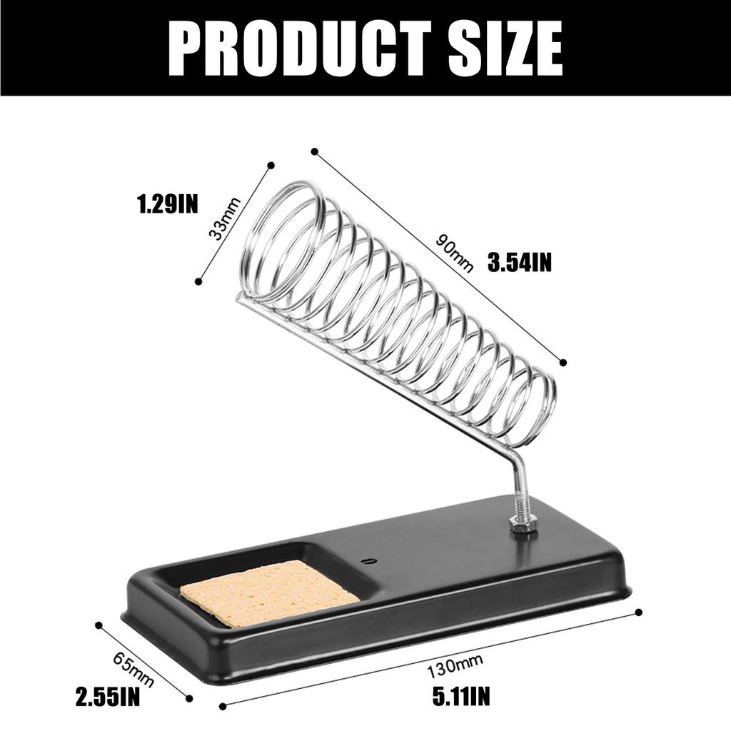 Soldering Iron Stand Portable Holder Soldering Tin Stand Welding Cleaning Sponge Electric Soldering Iron Accessories