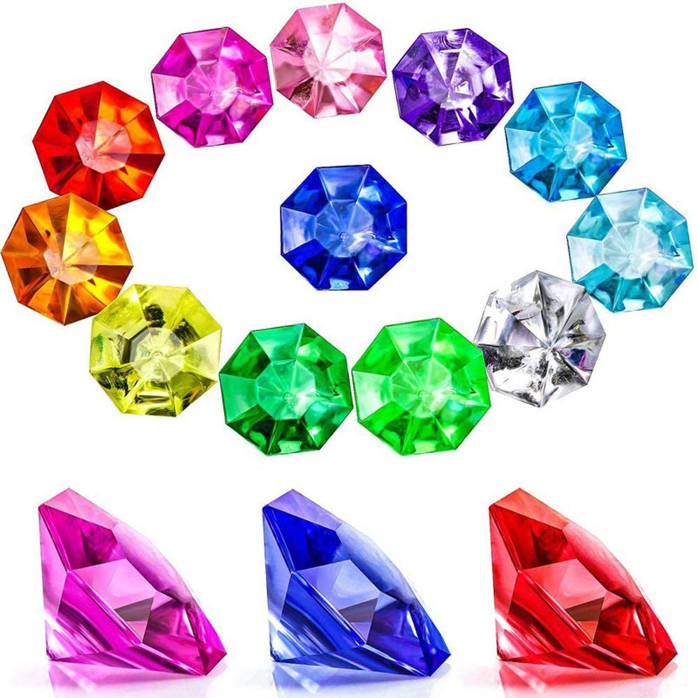 Bröllop Kristall Födelsedagsdekorationer Falska Ädelstenar Smycken Akryl Ädelstenar Fyllnad Leksaker