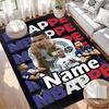 Custom Name Personalized Kylian Mbappe Print Carpet, Versatile Home Decor Rug, for Playroom, Apartment, Balcony, Entryway, Hallway Gift