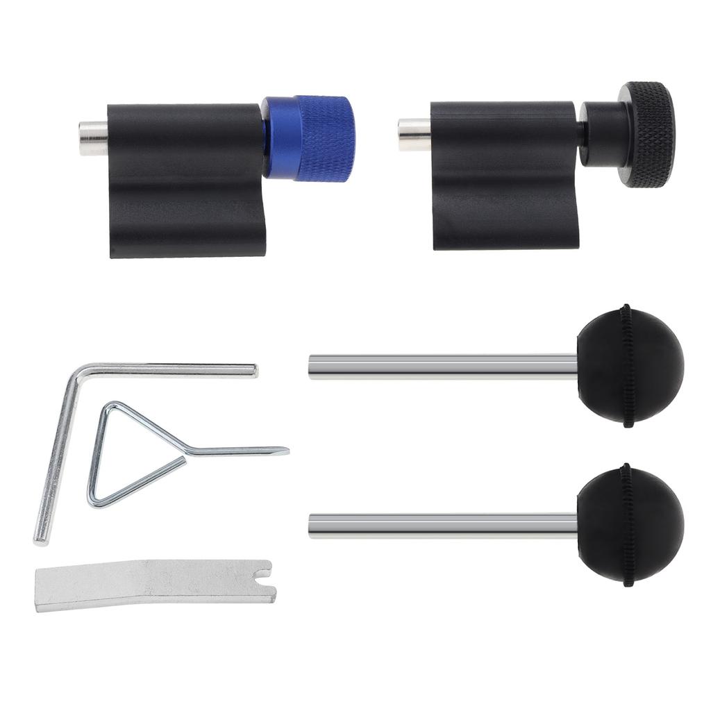 7pcs Timing Tool Kit Double Overhead Camshaft Crankshaft Positioning Lock Professional Grade Includes Storage Box