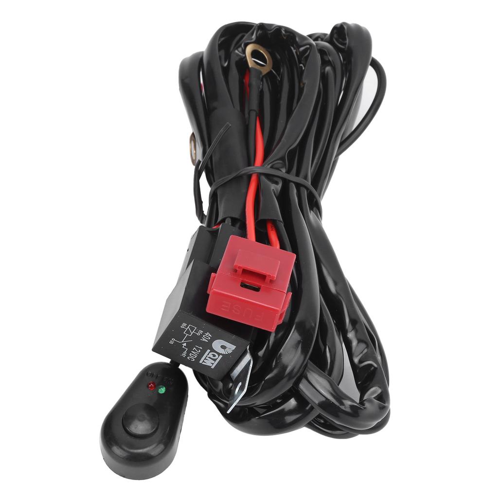 3m Switch Wiring Harness 40A 12V LED 1V1 Waterproof Spotlight Cable for ATV Car Motorcycle Ship