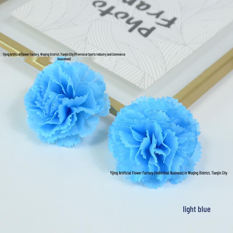 5cm Silk Carnation Marigold Wreath Flower Ball Pendant for Door Frames & DIY Decor