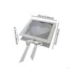 Boutique Valentine's Heart Flower Box Clear Top Creative Elegant Romantic Fillable Packaging for