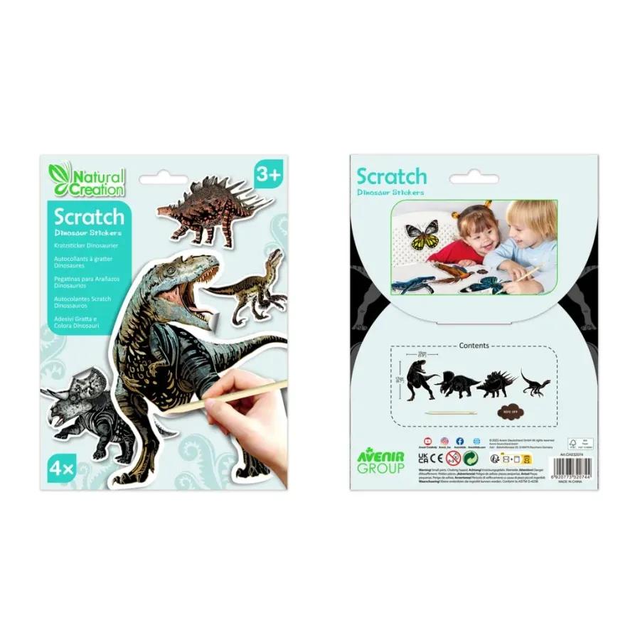 Dinosaurs Scratch-Off Stickers