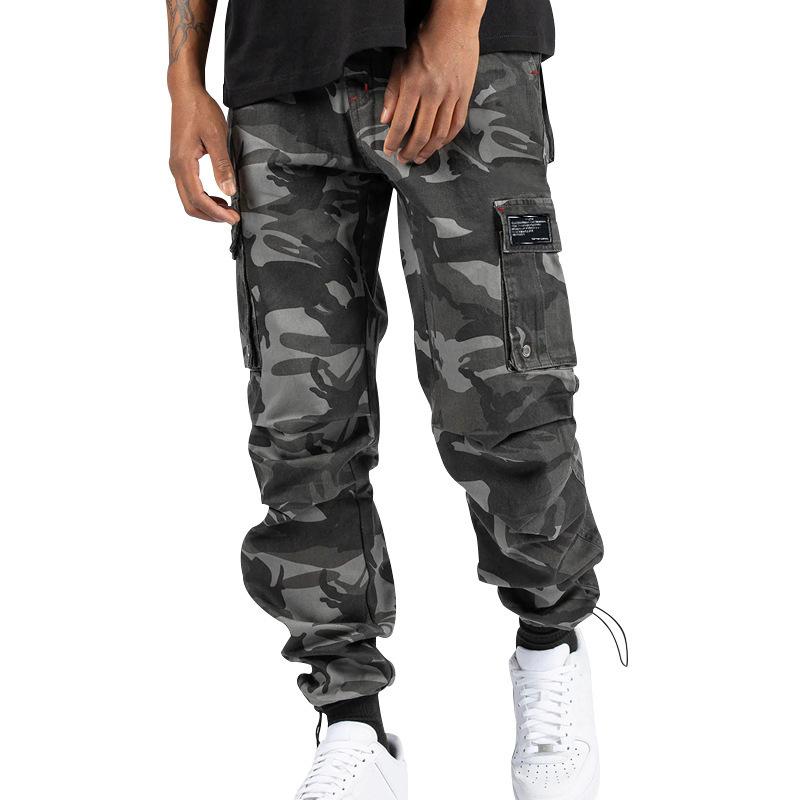 Nuovi pantaloni sportivi casual da uomo per la primavera e l'estate, pantaloni da fitness, pantaloni da corsa da uomo, pantaloni da fitness con legatura per le gambe da uomo, pantaloni sanitari casual