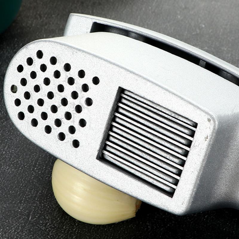 2 In 1 Multifunctional Garlic Press Garlic Slicer Zinc Alloy Manual Kitchen Gadget and Accessories Gadgets for Home