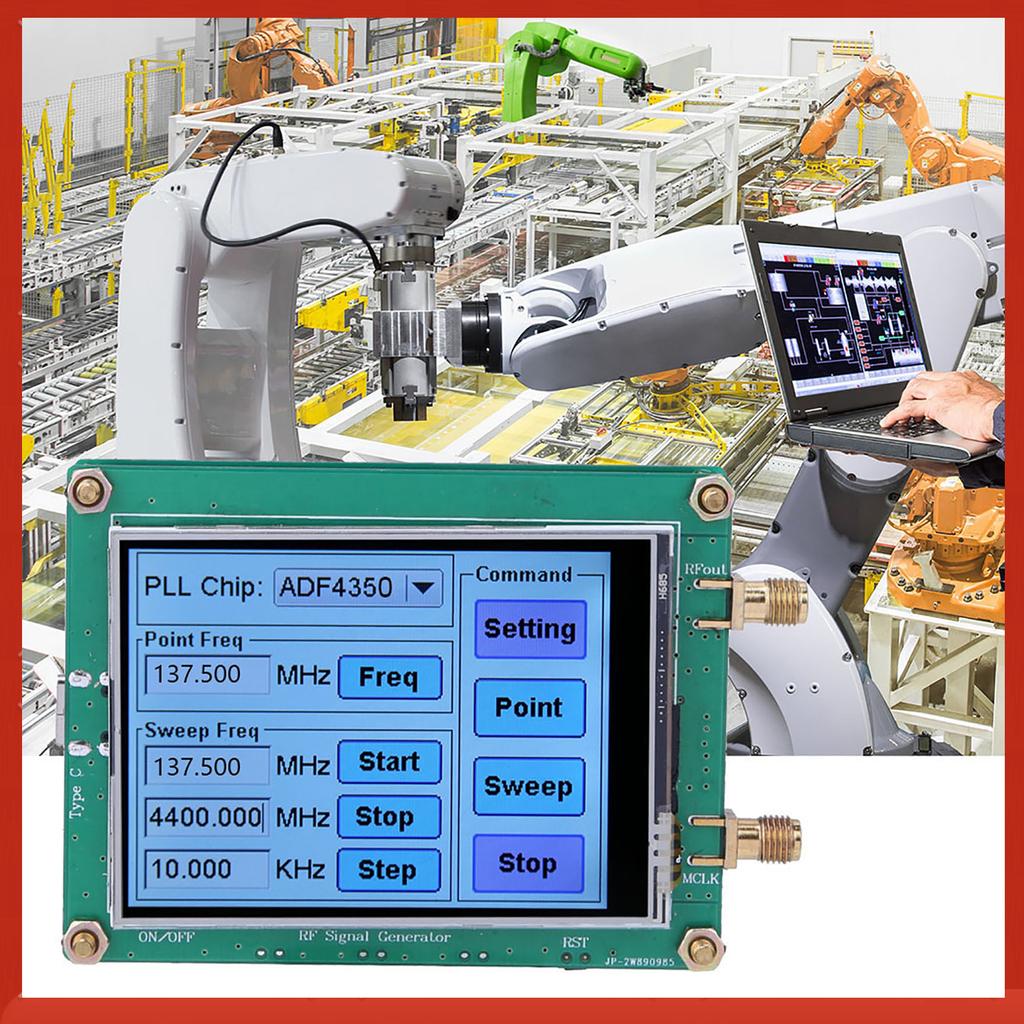 Signal Generator Full RF Sweep Frequency PC Control with Data Cable ADF4350/ ADF4351 Signal Generator