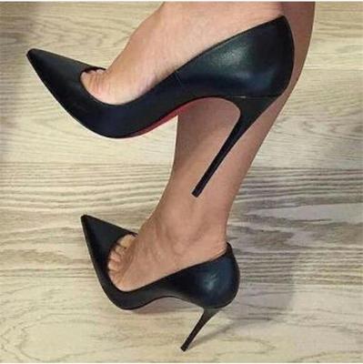 Brand Shoes Woman High Heels Women Shoes Pumps Stilettos Shoes For Women Black High Heels PU Leather Wedding Shoes Fgb7