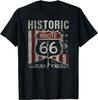 Historic U.S.A. Route 66 Highway Vintage America Road Sign T-Shirt