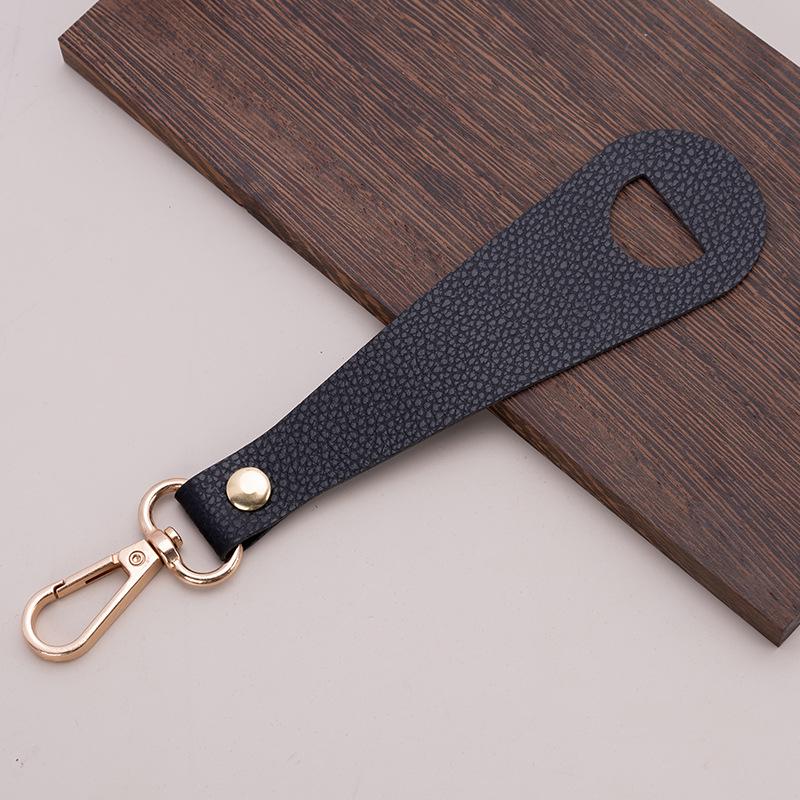 PU Leather Hat Clip: Portable, Hands-Free Holder for Sun and Baseball Caps - Anti-Loss Buckle Design.