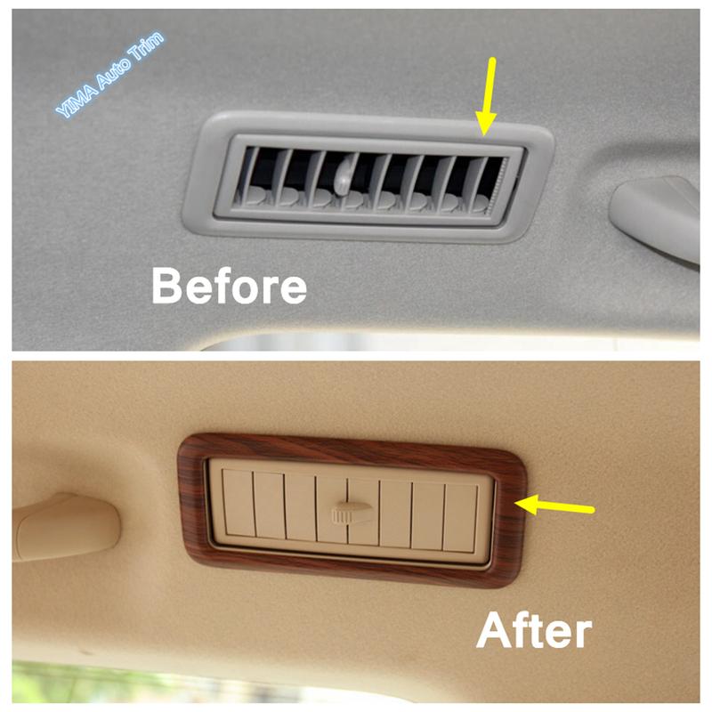 Car Door Handle Bowl / A Pillar / Steering Wheel Cover Trim ABS Accessories For Toyota Land Cruiser Prado FJ150 150 2010 -