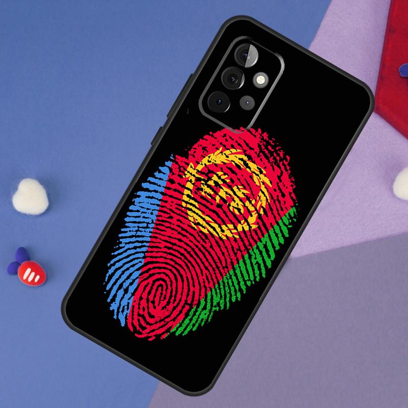Eritrea Flag Case For Samsung Galaxy A14 A56 A36 A26 A16 A06 A54 A34 A12 A32 A52 A13 A33 A53 A15 A35 A55