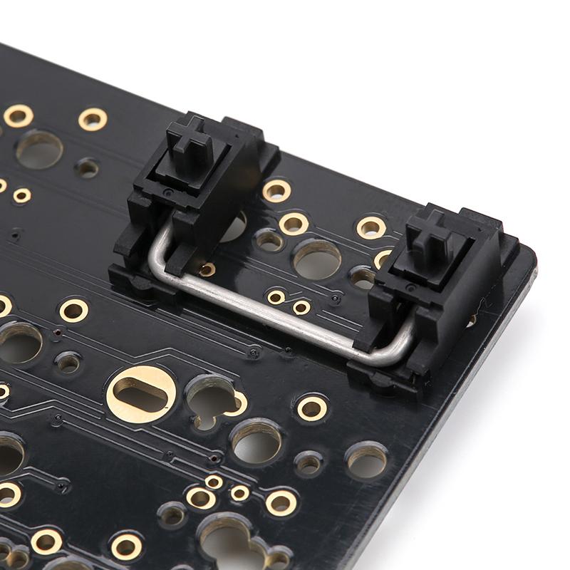 התאמה אישית PCB ציר לוויין למקלדת מכנית Cherry פלטה מותקנת OEM שחור 6.25u 2u מייצבים מקשי מודייפייר