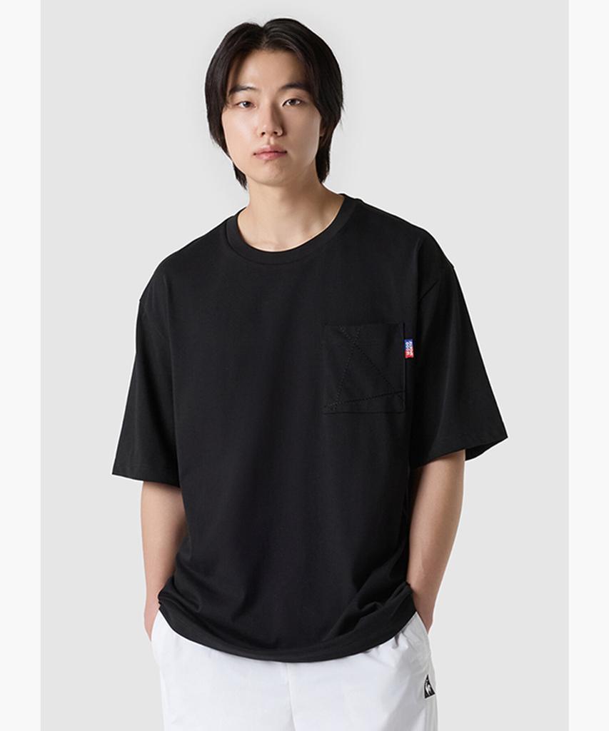 LECOQ Pocket Short Sleeve Tee - Black (Qq223Lrs41)