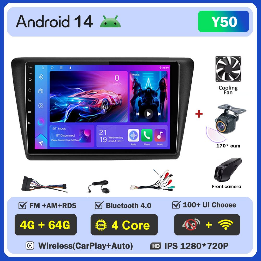 Pentru Skoda Rapid NH3 NH1 2012-2020 Player Radio Auto Mașină Carplay Ecran Autoradio Mirror Link Touch Screen Sisteme Inteligente Auto