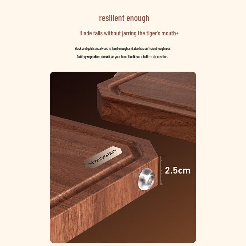Velosan Black Gold Sandalwood Chopping Board