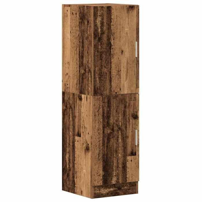 VidaXL Armoire de cuisine vieux bois 38x41,5x131,5 cm bois ingénierie 860119