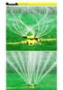 360° Rotating Sprinkler Head: Nursery & Garden Irrigation Three-Prong PVC Water Pipe Set