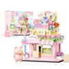 Non-Toxic Creative Idea City Streetscape Bricks Dessert Shop Model Building Blocks Romantic Home Decoration Gifts For Childrenfriend Kids Toys