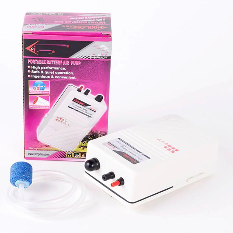 Portable Aquarium Dry Battery Operated Aerator Air Pump for Outdoor Fishing