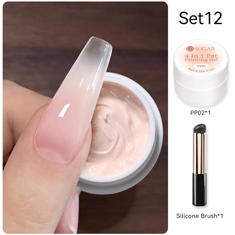 UR SUGAR Gel Pot: No-Wash Nail Art & Gradient Set