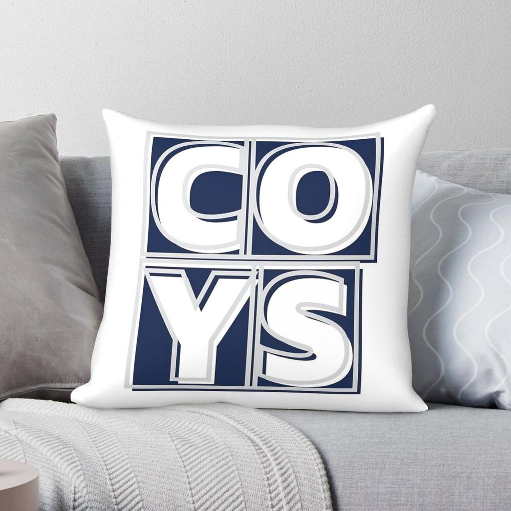 Come On You Spurs Pillowcase Polyester Linen Velvet Printed Zip Decorative Pillow Case Car Cushion Cover