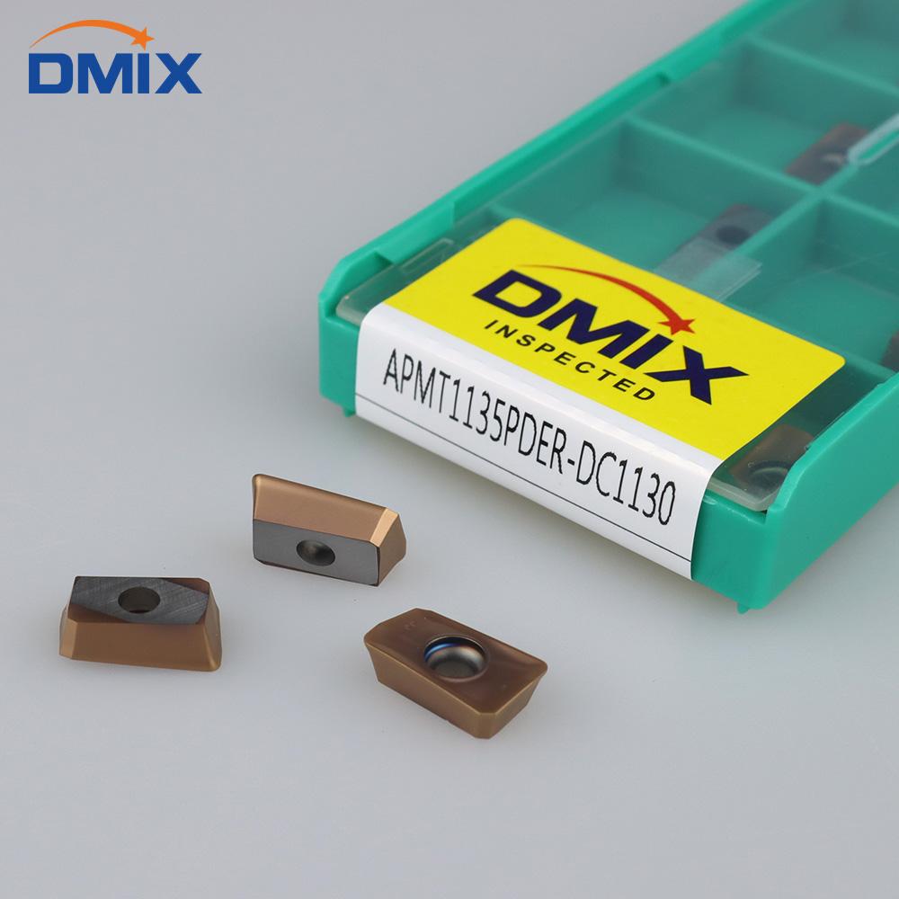 

DMIX BAP300R EAP300R Carbide inserts Clamping milling Cutting Shoulders Right angles Precision End mills For APMT1135 blades 300R-C10-10-100-1T