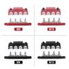 12V 250A Bus Bar Terminal M8 M10 Positive Negative Battery Power Distribution Block With Cover for Boat RV Truck Camper