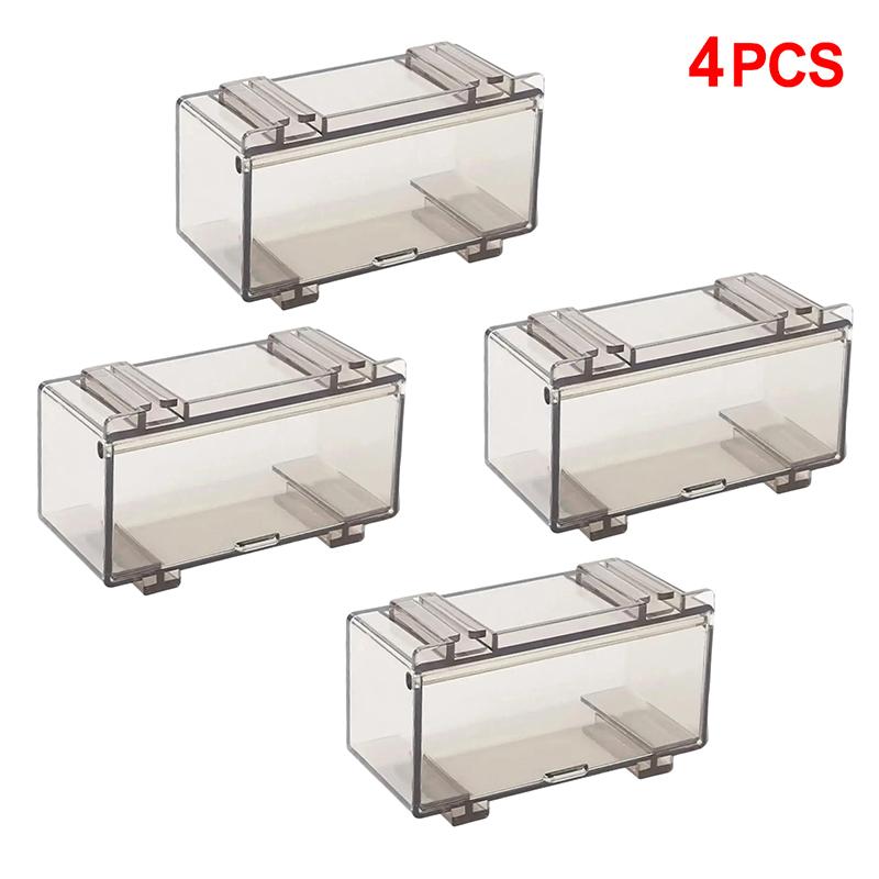 1/2/4Pcs Plastic Model Car Box Transparent 1:64 Diecast Car Toys Case Waterproof Dustproof Car Display Box For Wheels Minigt
