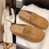 New Women's Shoes with Thick Soles, Versatile, Breathable and Casual, Can Be Worn with One Foot and Half A Drag