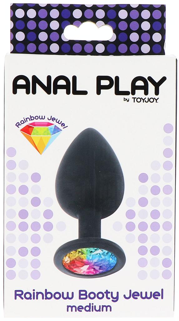 Plug Bijou Rainbow M 7 X 3.5 Cm - ANAL PLAY TOYJOY - Anal Jewelry