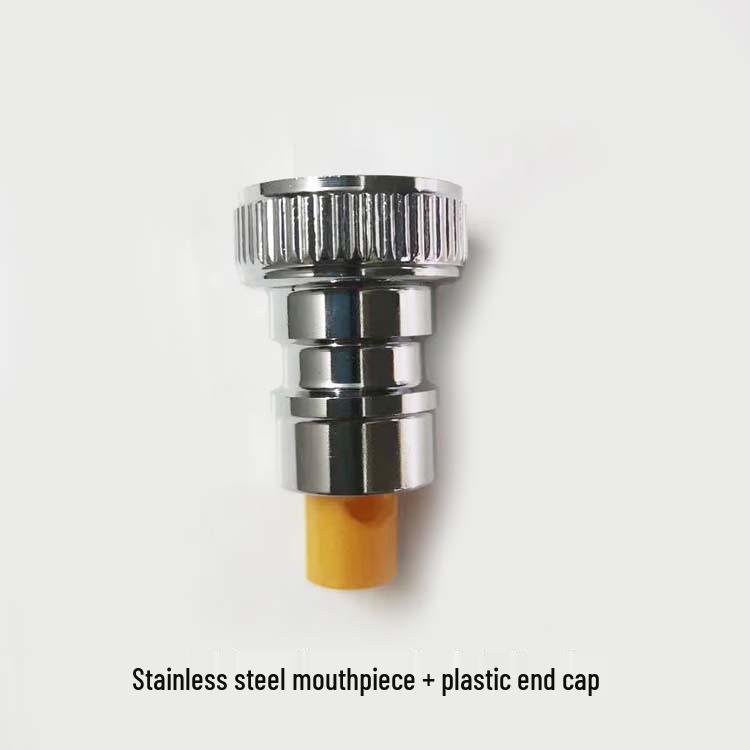 Gunmetal Anti-Fall Automatic Stop Valve Washing Machine Faucet Adapter