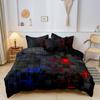 Soft Geometric Print Duvet Cover Set Nordic Style Bedding Bedroom Guest Room