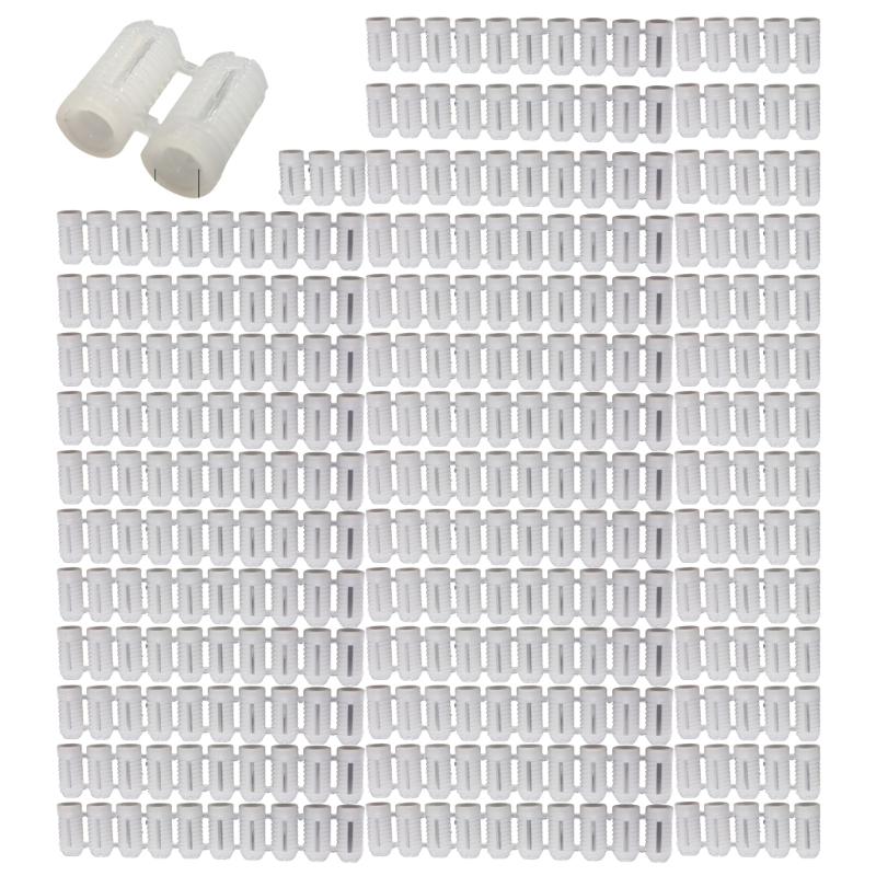 900pcs Sturdy Plastic Expansion Dowels 5mm Portable Accessory for Household Repairs and Professional Installation Needs