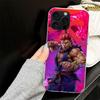Game S-Street F-FighterS Case for iPhone 17 Air 16 16E 15 14 11 Pro Max Soft Phone Cover 12 13 Mini 7 SE 2020 8 Silicone Black C