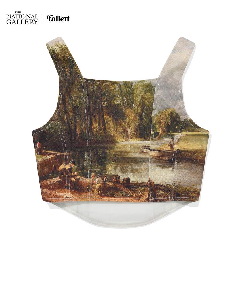 FALLETT [Palet X National Gallery] John Constable Corset Top