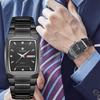 WWOOR Luxury Business Men Watches Gold Quartz Stainless Steel Sport Clock Waterproof Week and Date Wrist Watches