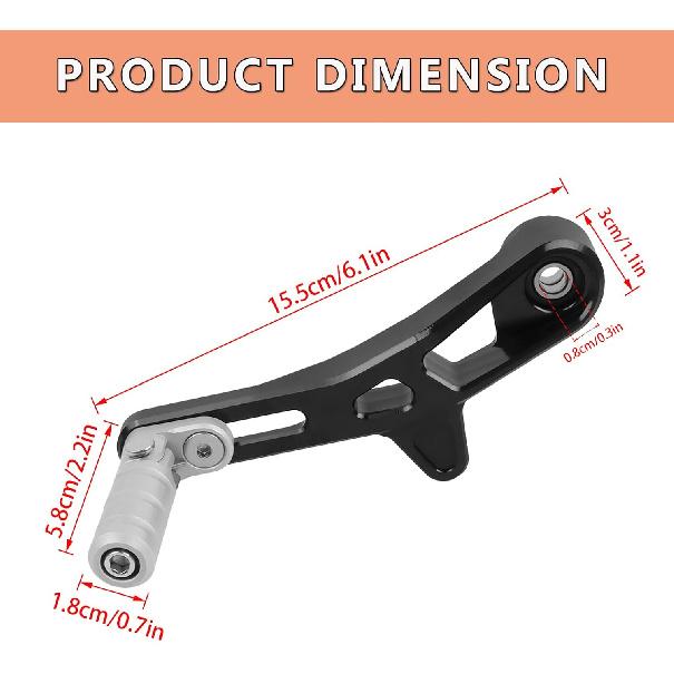 Motorrad Schalthebel Schaltpedal Ersatz für BMW R1300GS R1300 GS 2023 2024 2025 CNC Aluminium Schalthebel