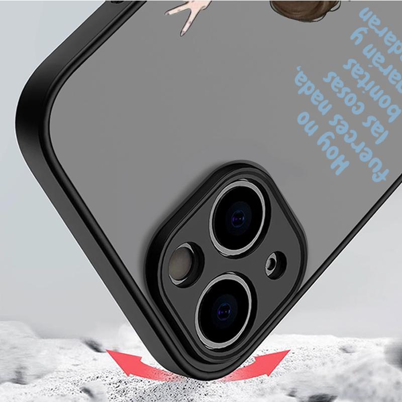 Fashion Girl Women Coffee Miss Phone Case for Samsung Galaxy S25 S24 S23 Ultra S22 Plus S21 FE 5G Shockproof Bumper Hard Covers